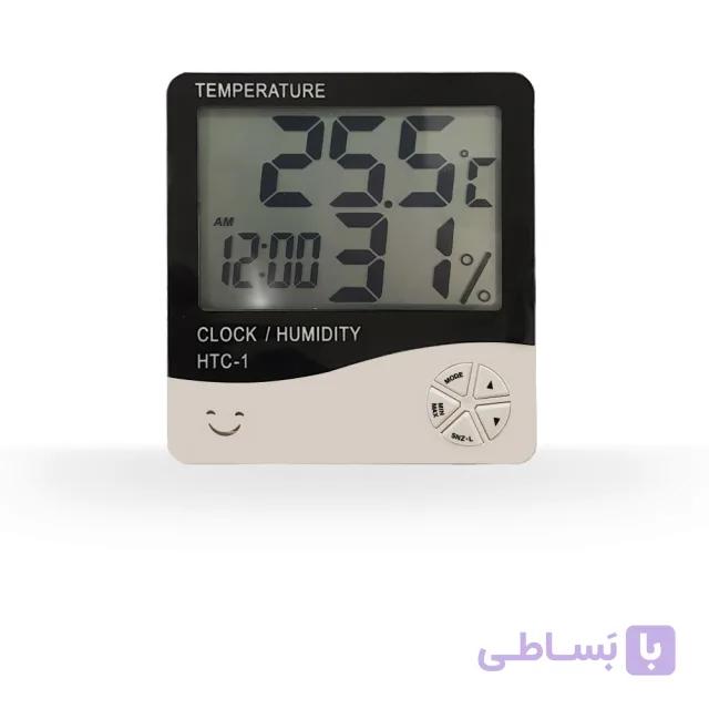 دماسنج و رطوبت سنج دیجیتالی با بکلایت HTC-1C