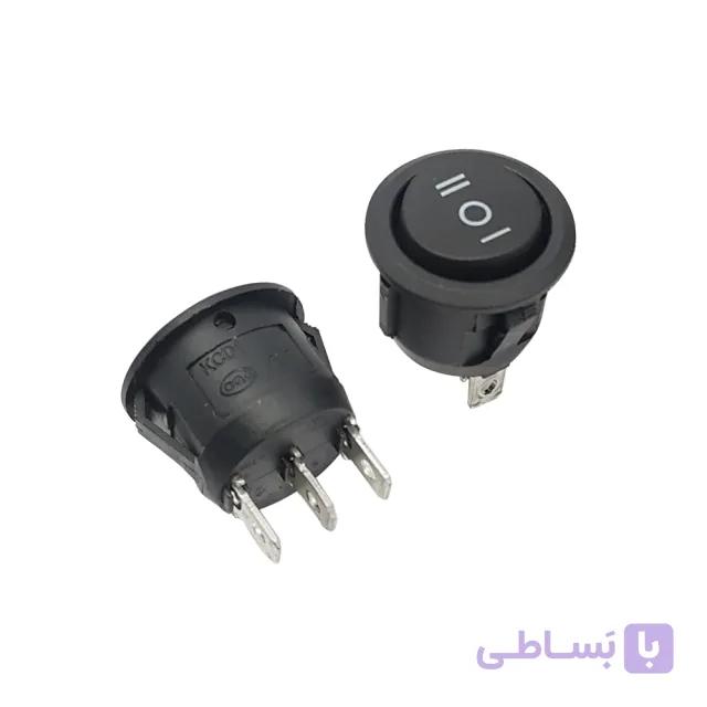 کلید راکر گرد سه حالته 3 پین KCD2-103 — تصویر 1