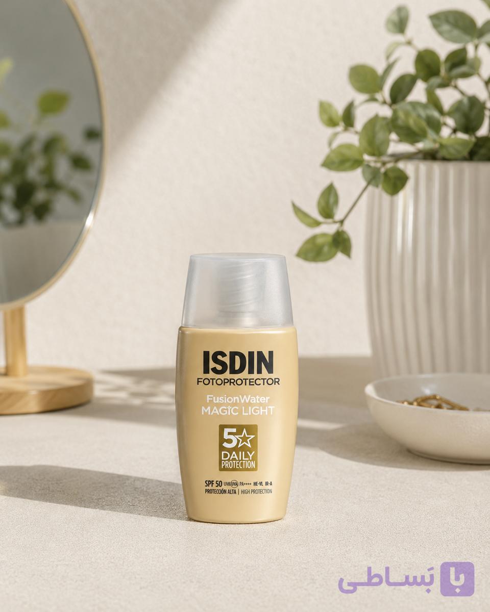ضد آفتاب سبک ایزدین فیوژن واتر مجیک لایت SPF 50 — تصویر 1