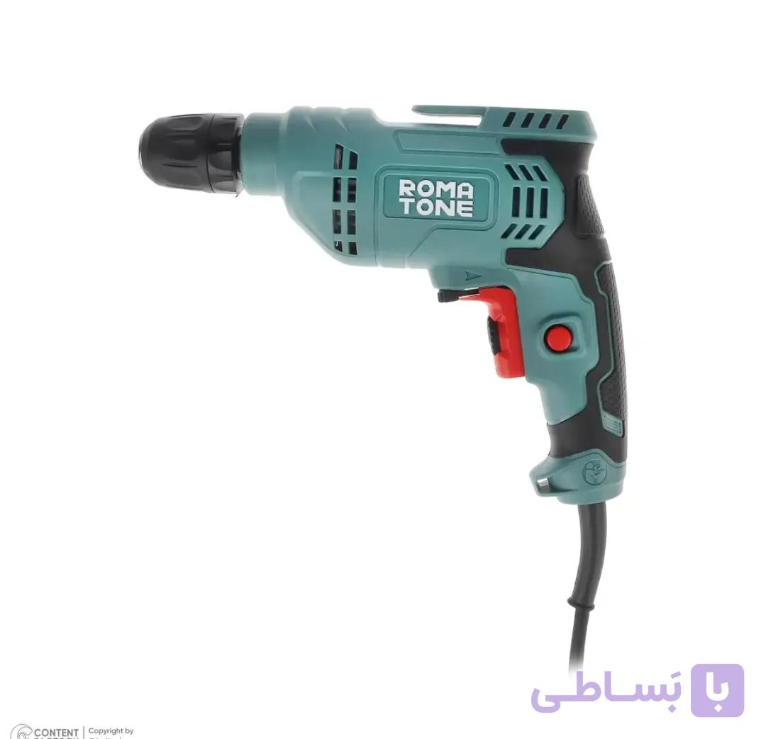 دریل پیچ گوشتی برقی روماتون مدل 3130 سه نظام اتومات 400 وات