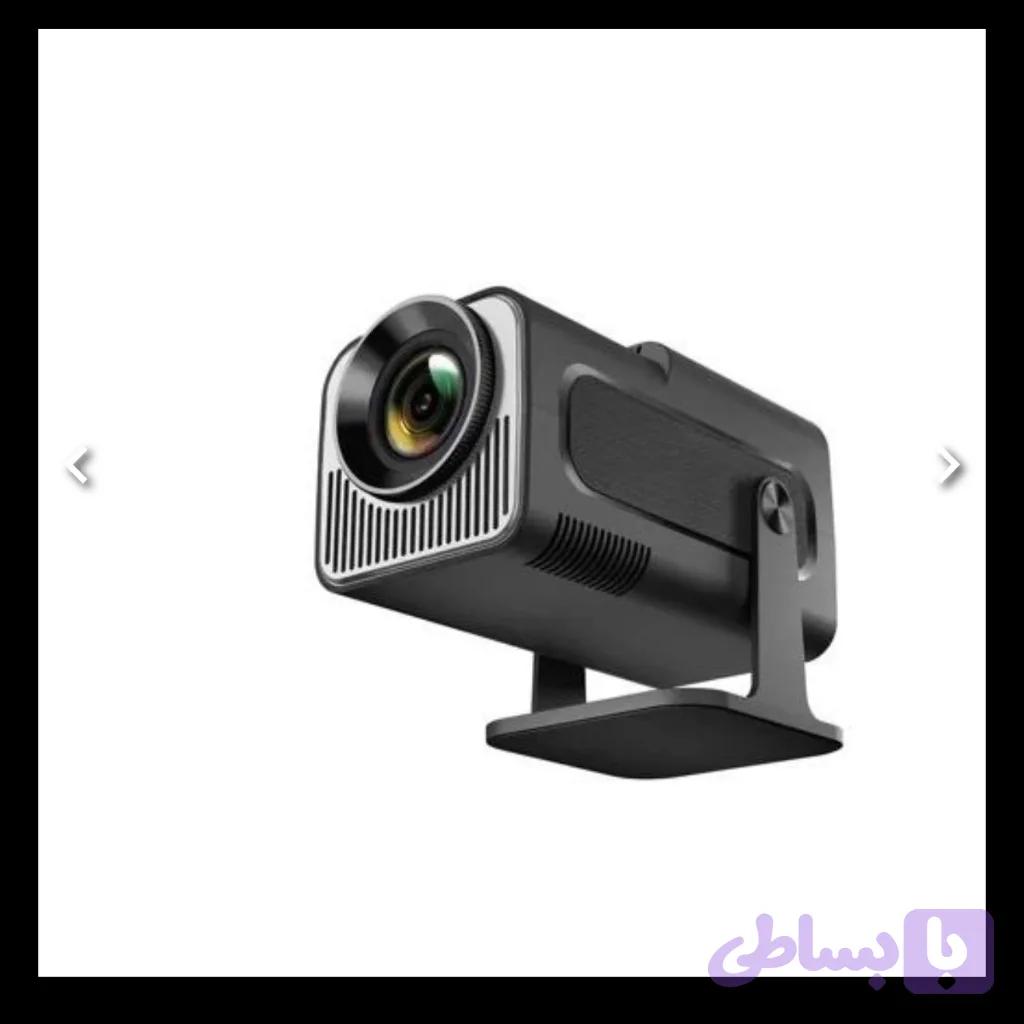 مینی پروژکتور هوشمند HY320 Mini | رزولوشن 4K ساپورت، وای‌فای 6 و چرخش 180 درجه — تصویر 1