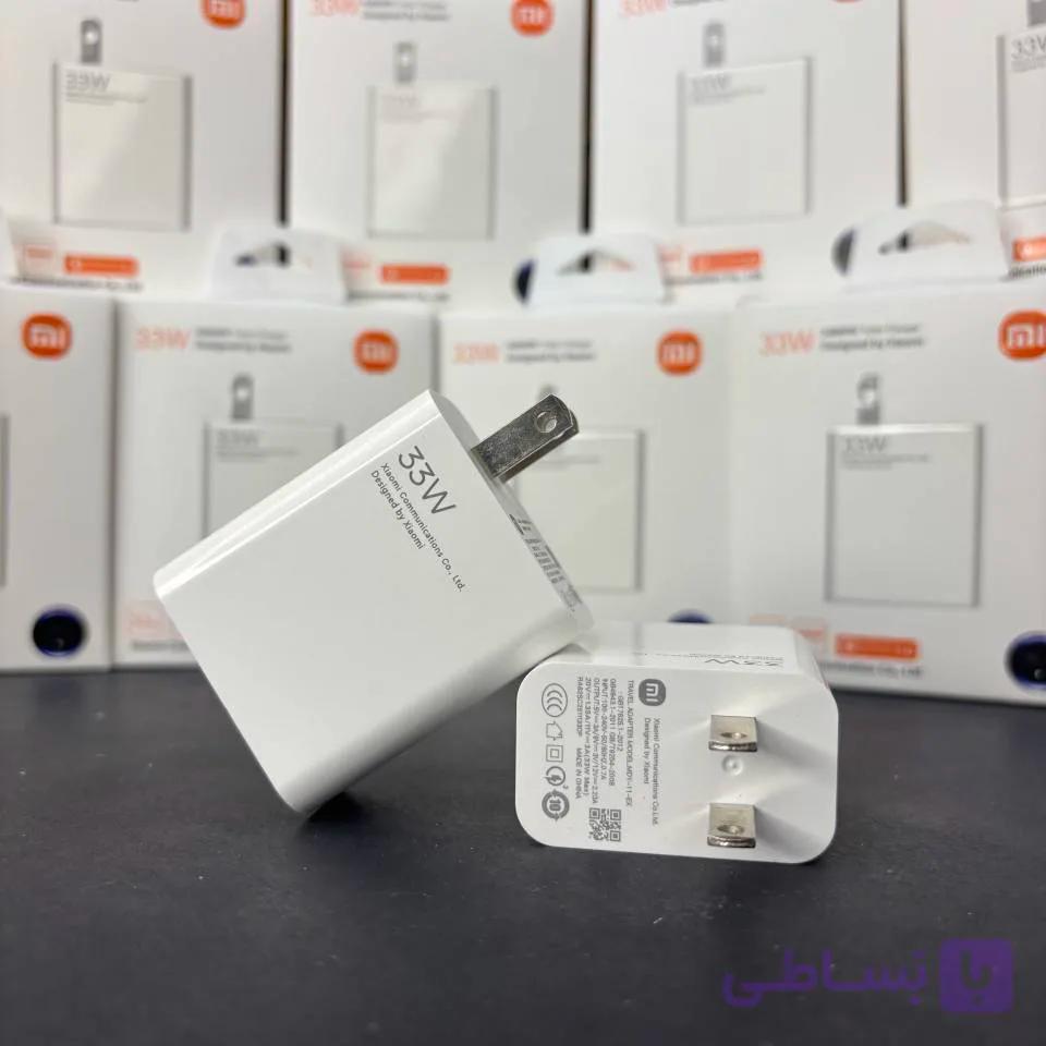 کلگی شارژر اصلی 33W شیائومی پین US ثانیه شمار