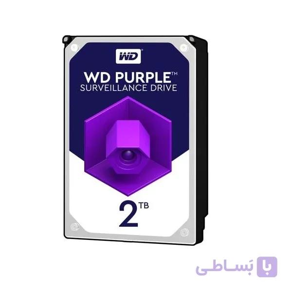 هارد دیسک اینترنال وسترن دیجیتال Purple WD22PURZ ظرفیت 2 ترابایت — تصویر 1