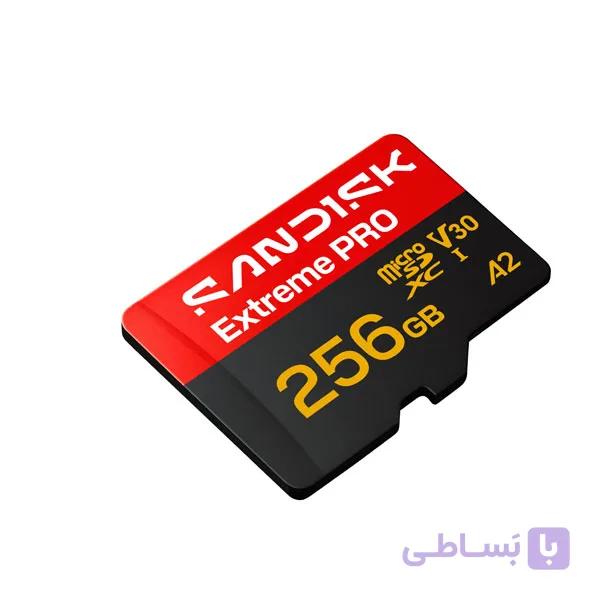 کارت حافظه SDXC سن دیسک مدل Extreme Pro V30 کلاس 10 استاندارد UHS-I U3 سرعت 250mbps ظرفیت 256 گیگابایت — تصویر 1