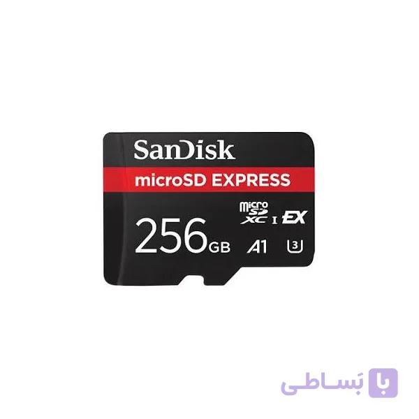 کارت حافظه SDXC سن دیسک مدل Express استاندارد UHS-I U3 سرعت 880mbps ظرفیت 256 گیگابایت — تصویر 1
