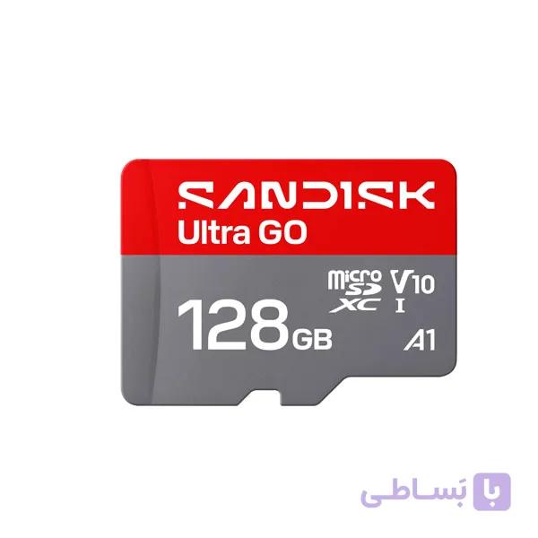کارت حافظه microSDXC سن دیسک مدل  Ultra GO کلاس A1 استاندارد v10 سرعت 190MBps ظرفیت 128 گیگابایت — تصویر 1