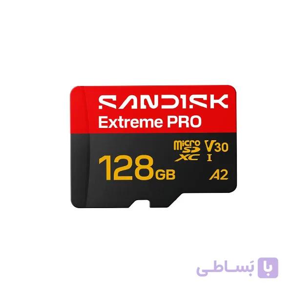 کارت حافظه SDXC سن دیسک مدل Extreme Pro V30 کلاس 10 استاندارد UHS-I U3 سرعت 250mbps ظرفیت 128 گیگابایت — تصویر 1