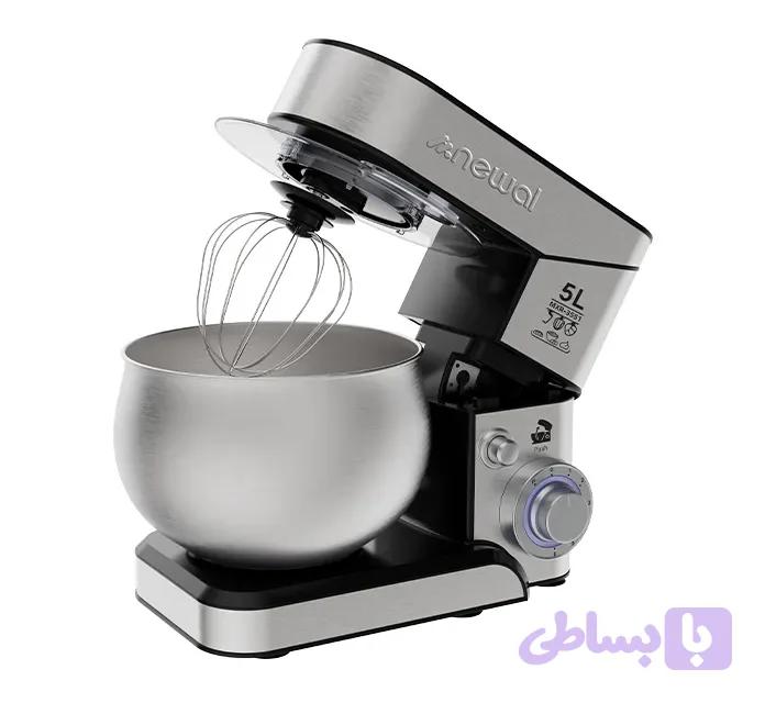 همزن پایه‌دار زیو مدل MXR-3551 با کاسه استیل ۵ لیتری — تصویر 1