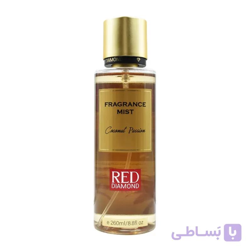 بادی اسپلش رد دایموند مدل کوکونات پشن حجم 260 میل | 260 Red Diamond Coconut Passion