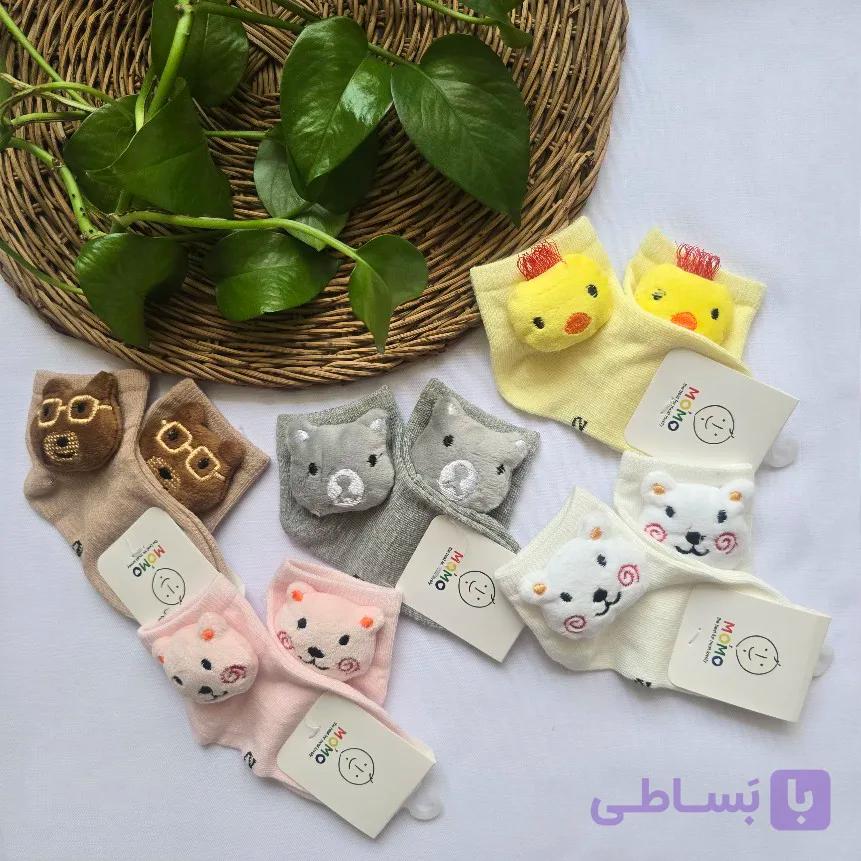 جوراب عروسکی  بچگانه 2 سال تا 6 سال کد 4306 — تصویر 1