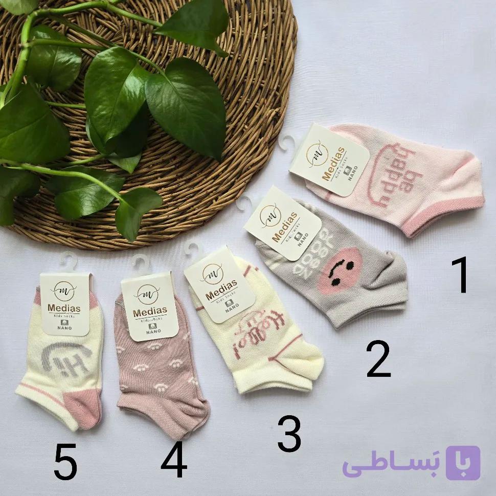 جوراب مچی بچگانه دخترانه سایز 1 – 6 کد 4320 — تصویر 1