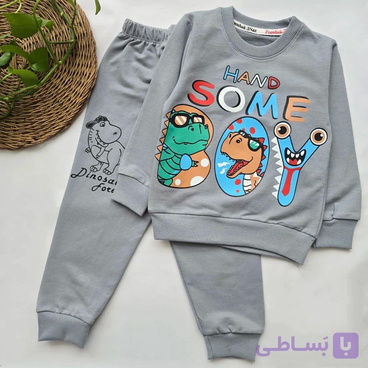 بلوز شلوار دایناسور boy 3497 — تصویر 1