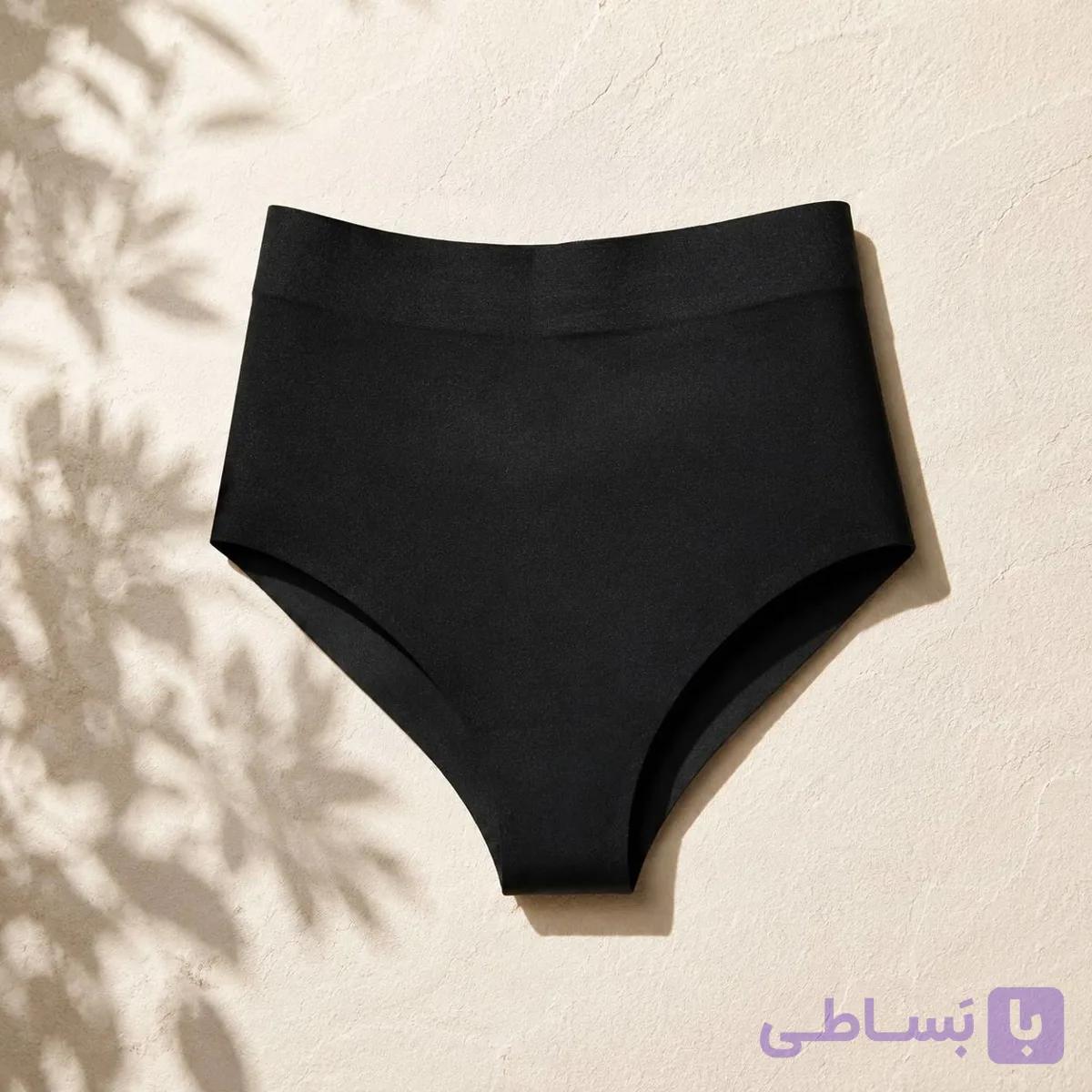 شورت گنی زنانه اسمارا مدل Soft-Shaping Formslip، بدون درز، مشکی،