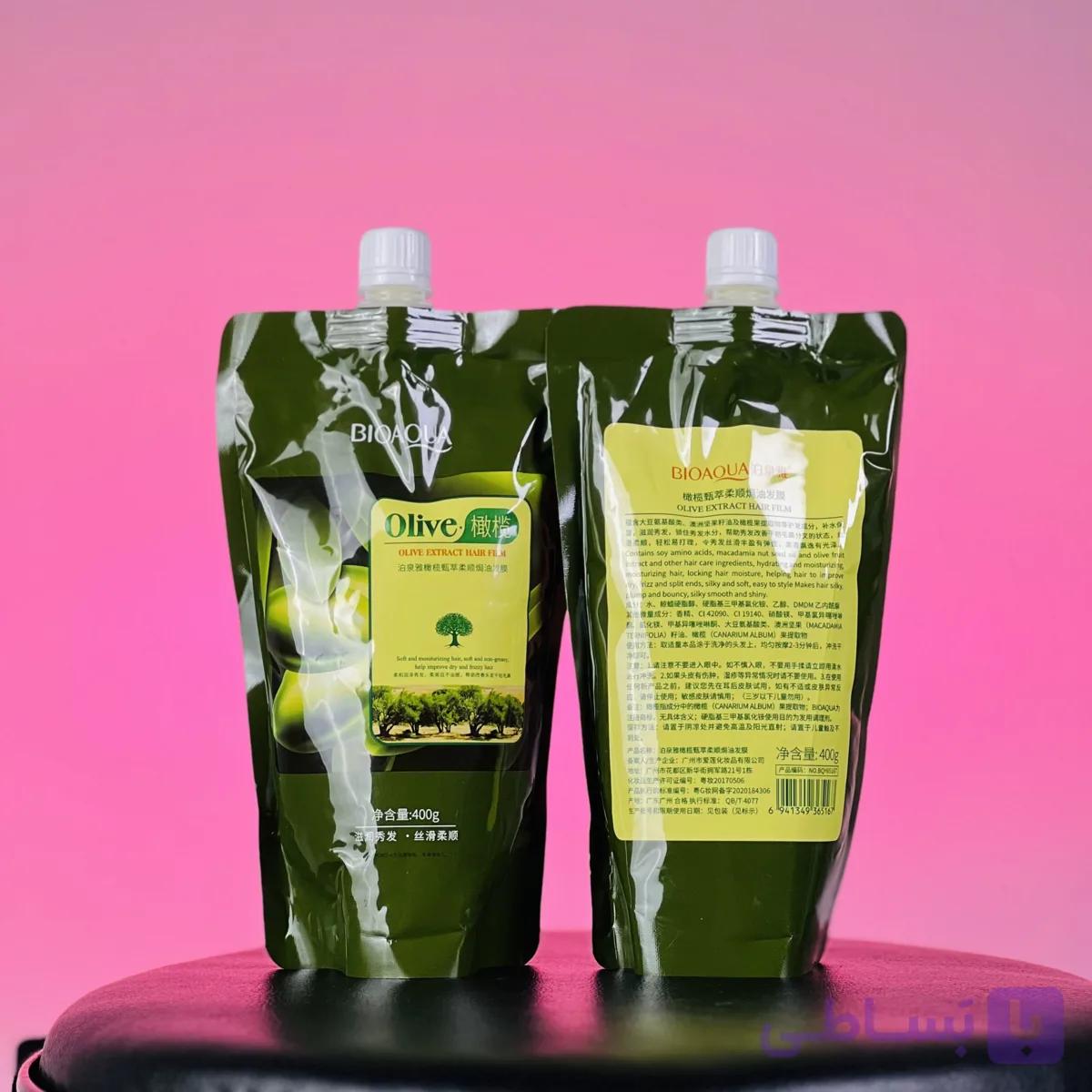 ماسک مو زیتون بیوآکوا ۴۰۰گرم OLIVE — تصویر 1