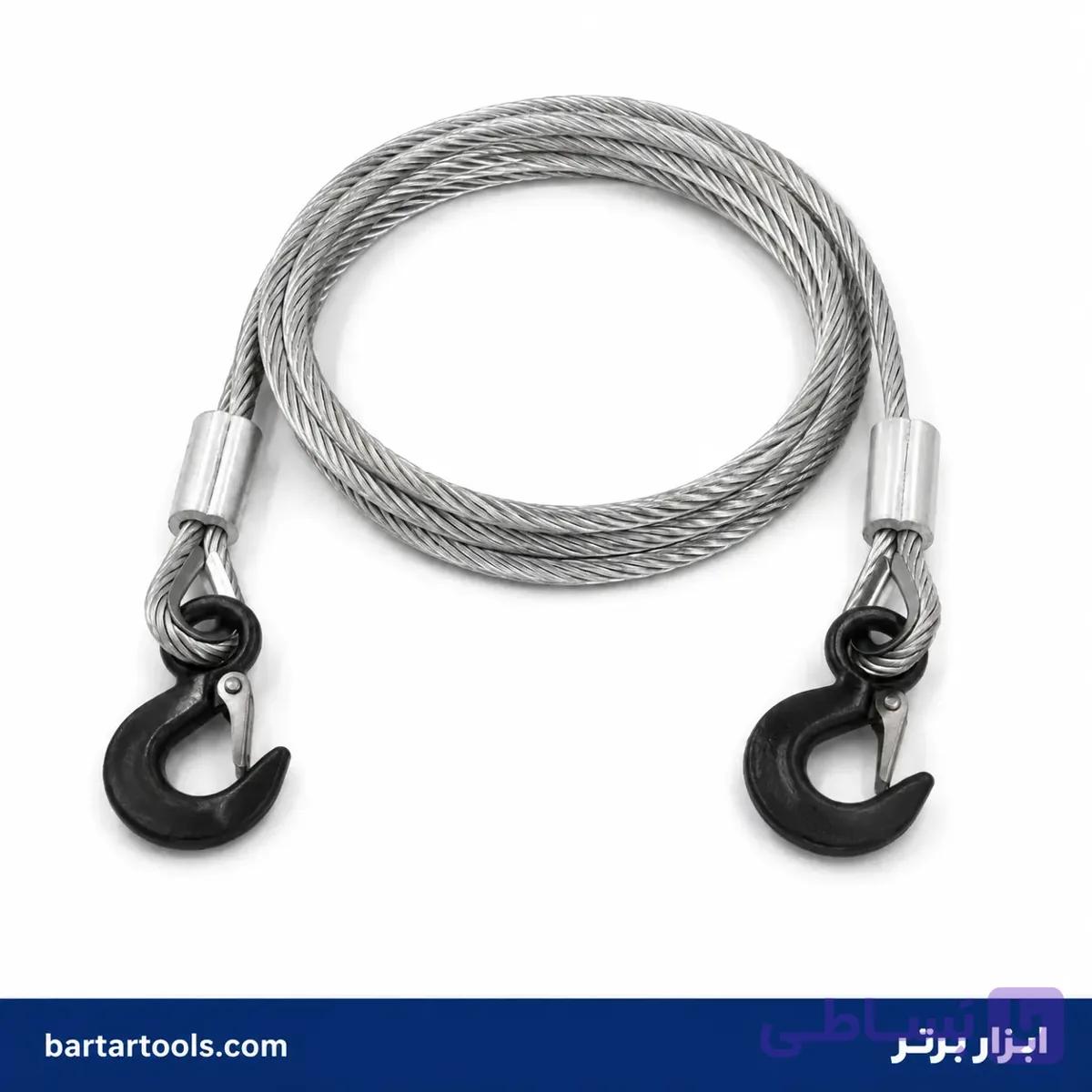 سیم بکسل گالوانیزه لیون ۸ میلی‌متر بدون روکش