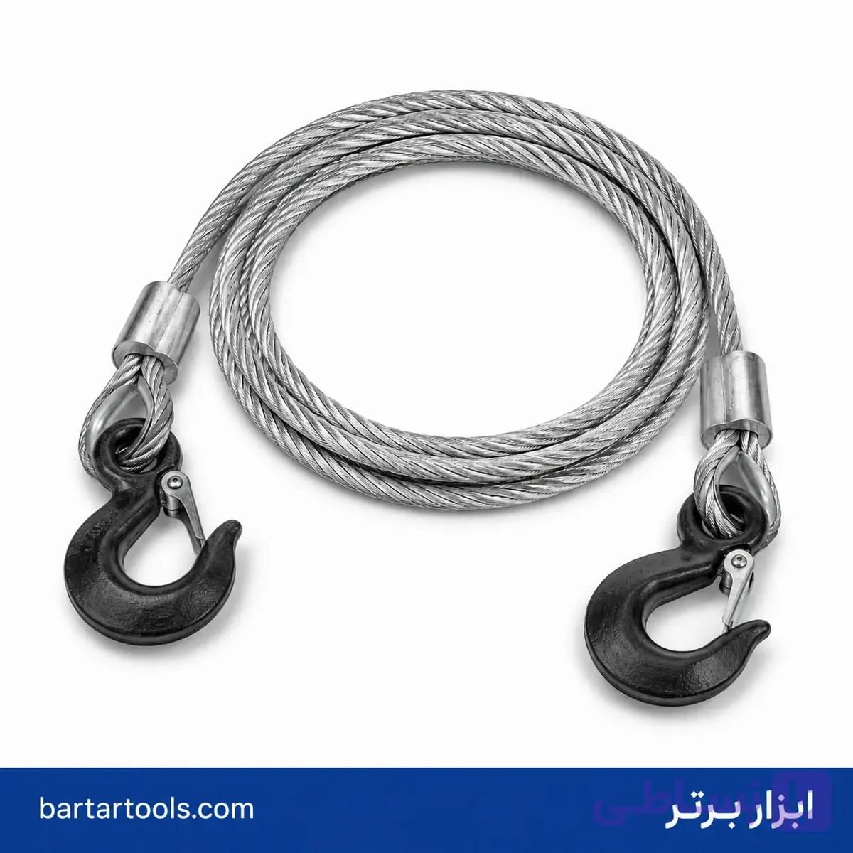 سیم بکسل گالوانیزه لیون ۱۰ میلی‌متر با قلاب ۵۰۰