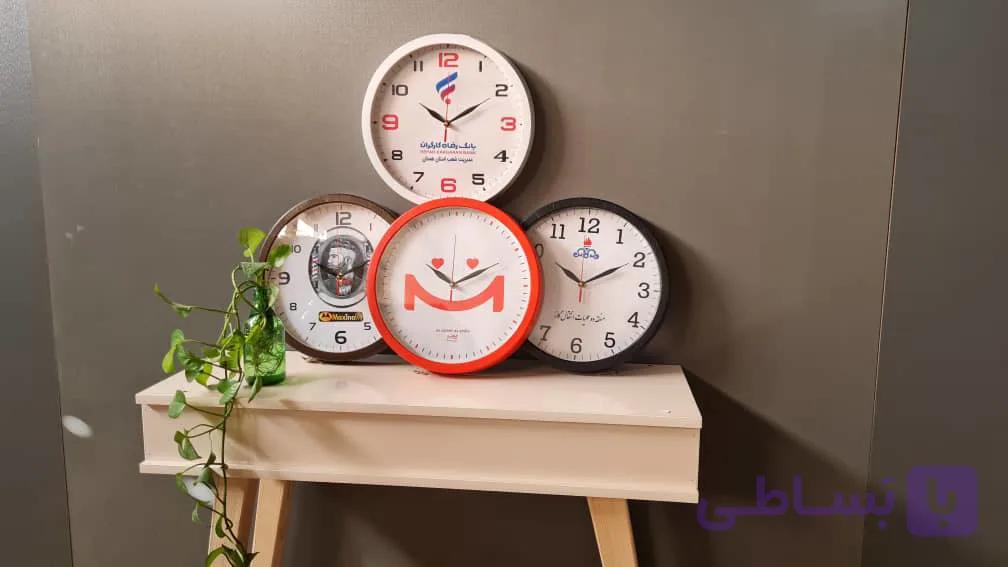 ساعت دیواری تبلیغاتی ارزان و با کیفیت با ۵ سال گارنتی