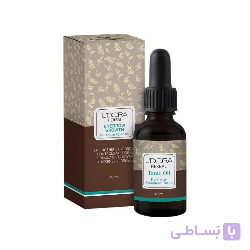 تونیک تقویت کننده ابرو گیاهی لدورا هربال 40 میلی لیتر