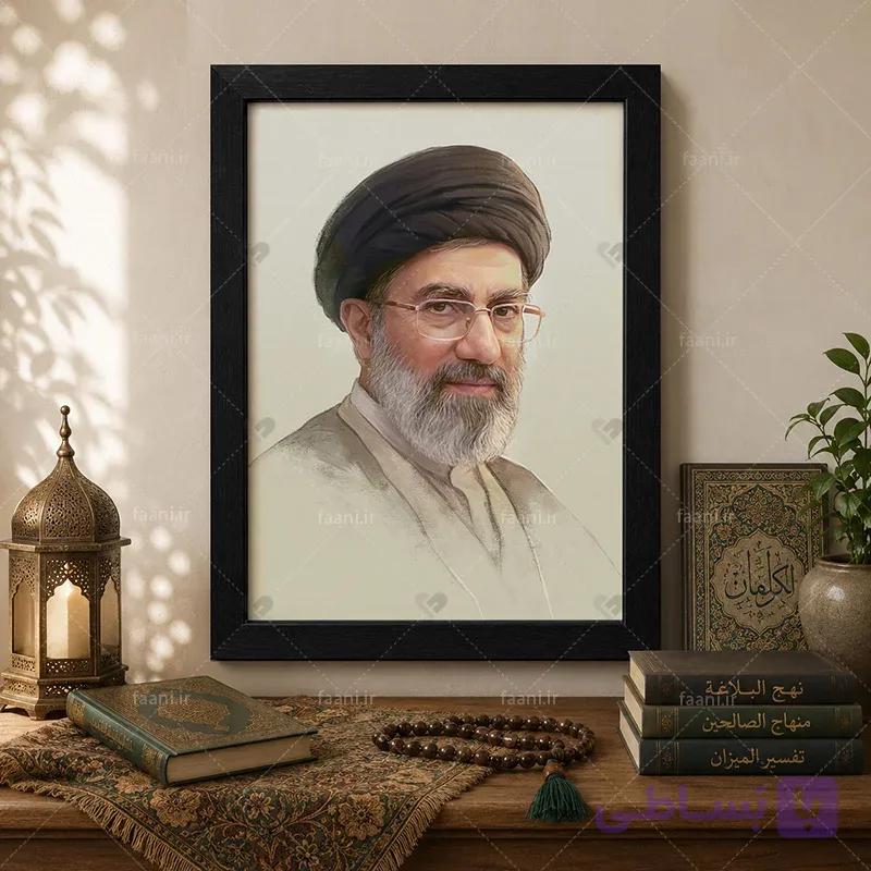 قاب عکس رهبر سید مجتبی خامنه ای کد 20130