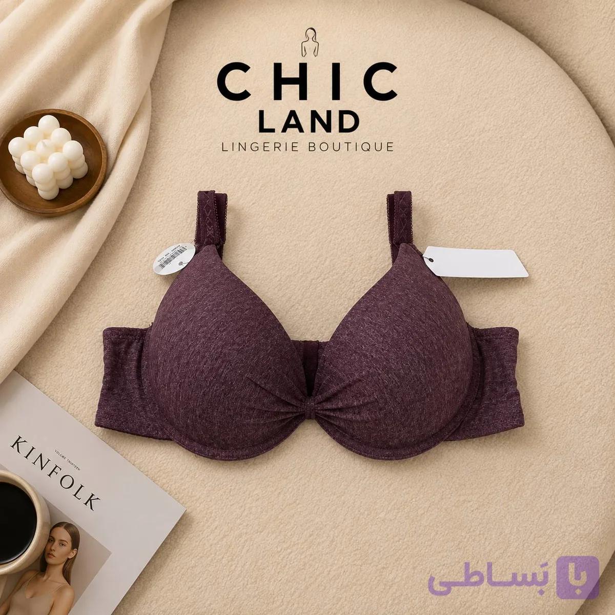 سوتین فنردار مدل پاپیونی