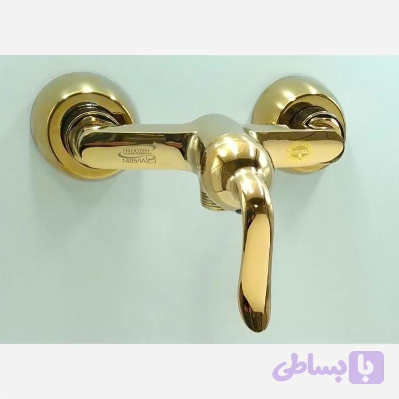 شیر آفتابه (توالت) مدل دنیز طلایی براق