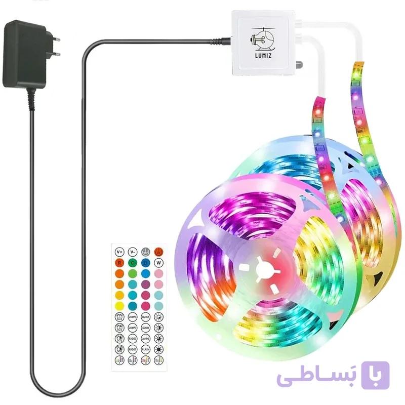 ریسه ال ای لومیز مدل SmartStrip-44key-40m bluetooth به همراه ریموت — تصویر 1
