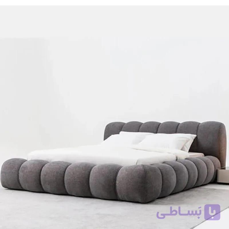تخت خواب با پارچه تدی