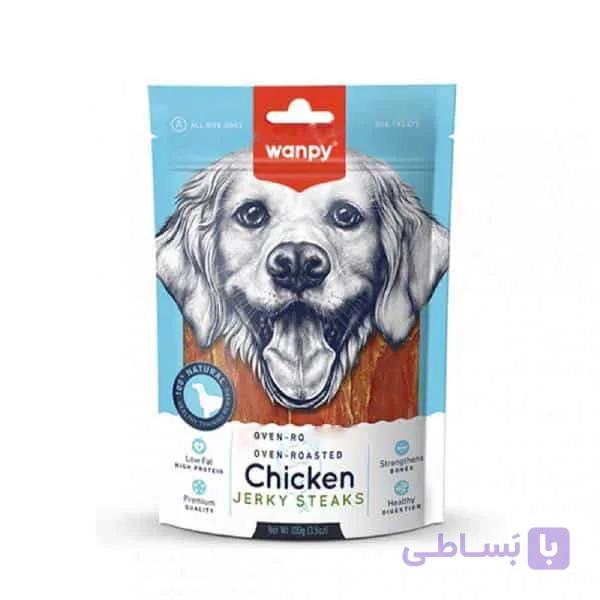 تشویقی ساندویچی سگ ونپی طعم مرغ و ماهی کاد _ 100 گرم — تصویر 1