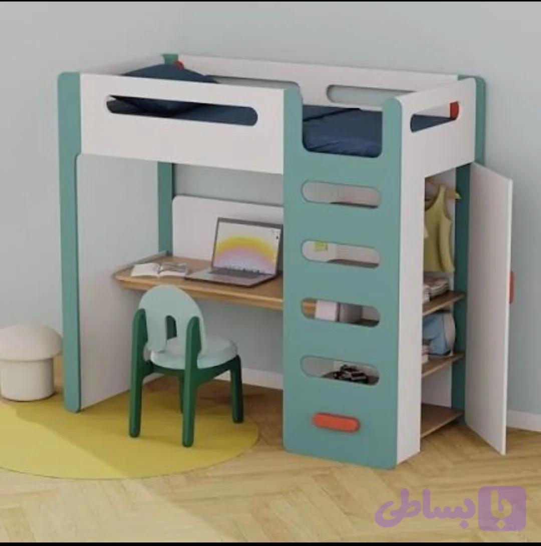 تخت دو طبقه پینوکیو وود مدل تچرا