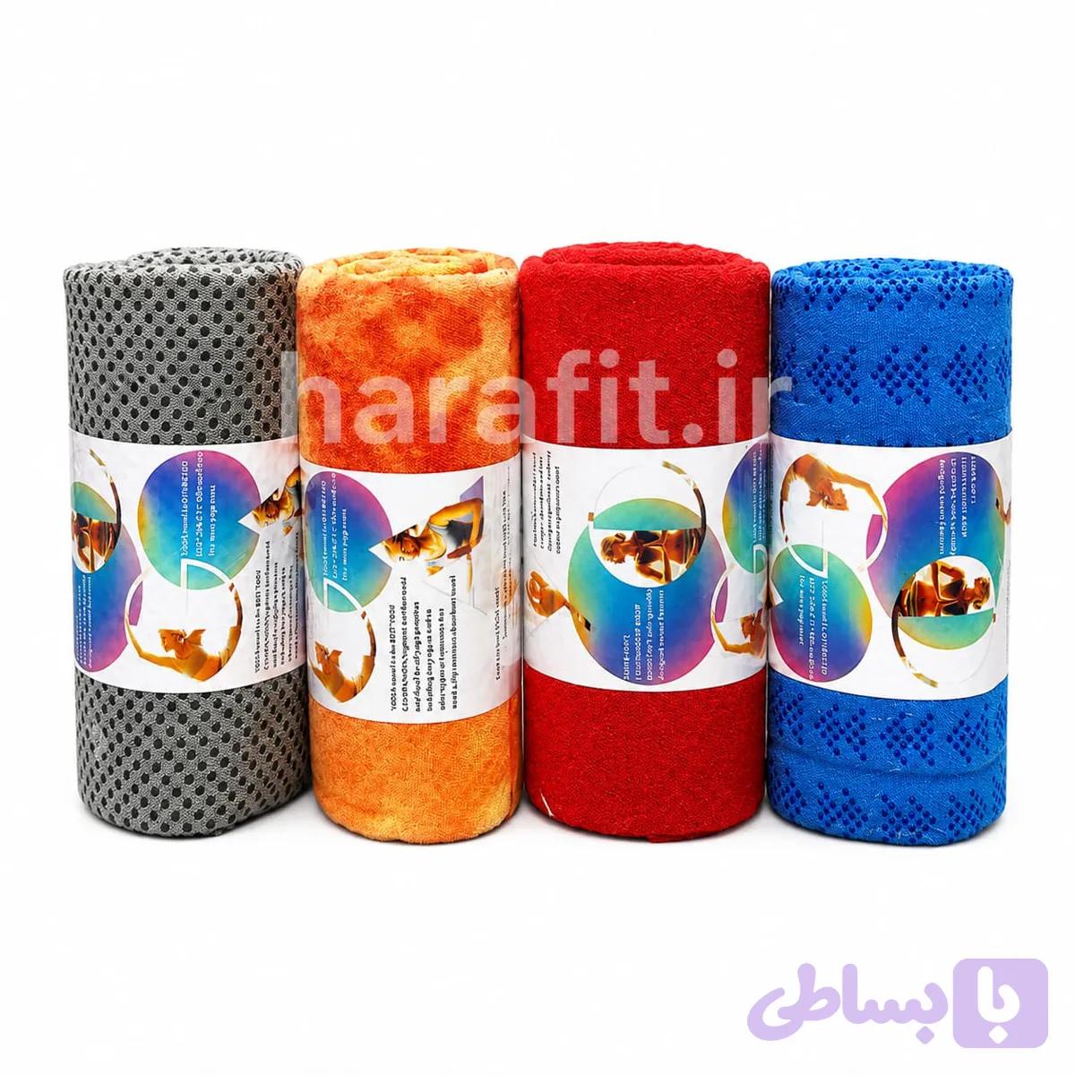 مت یوگا حوله ای فول سیلیکن گرم بالا