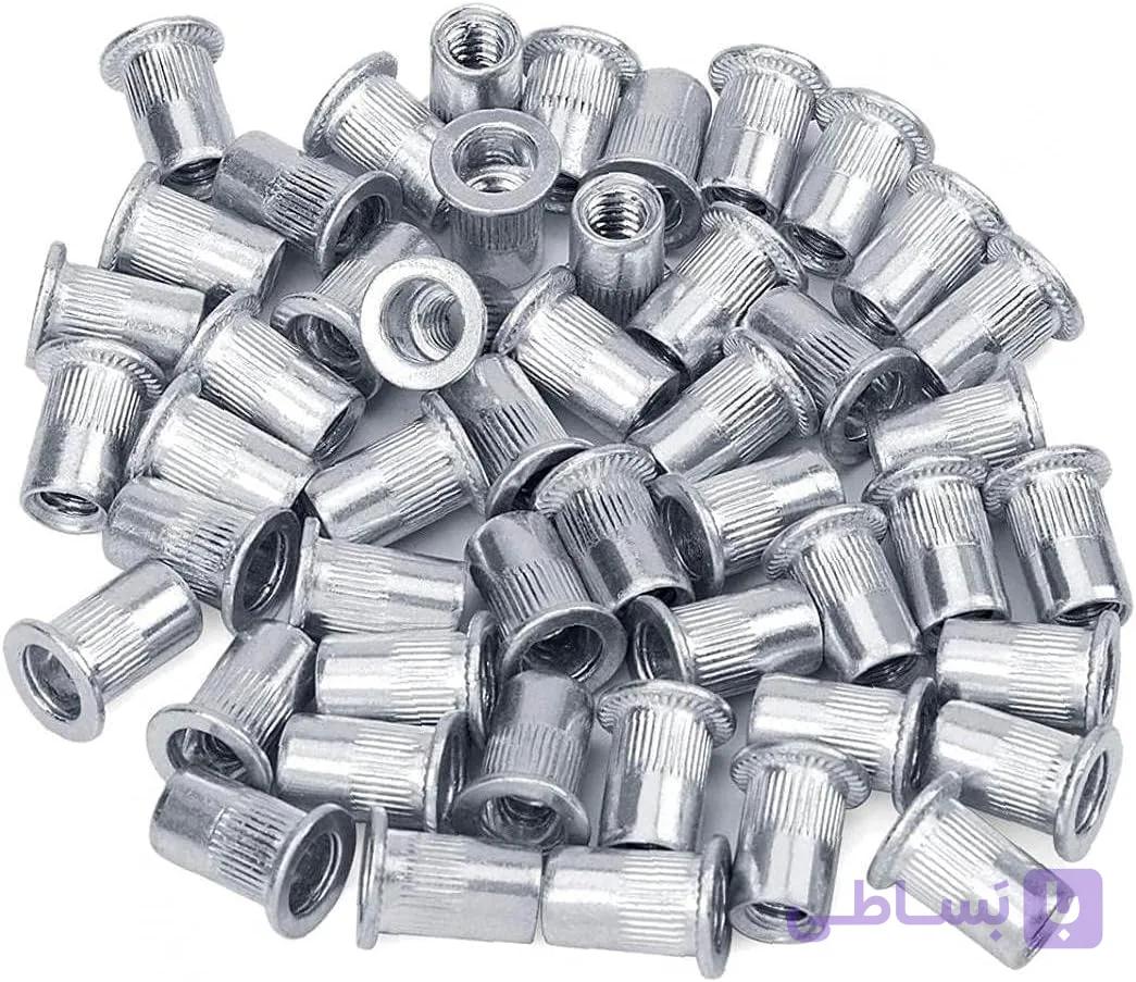 مهره پرچ گالوانیزه M10 (100 عددی) — تصویر 1