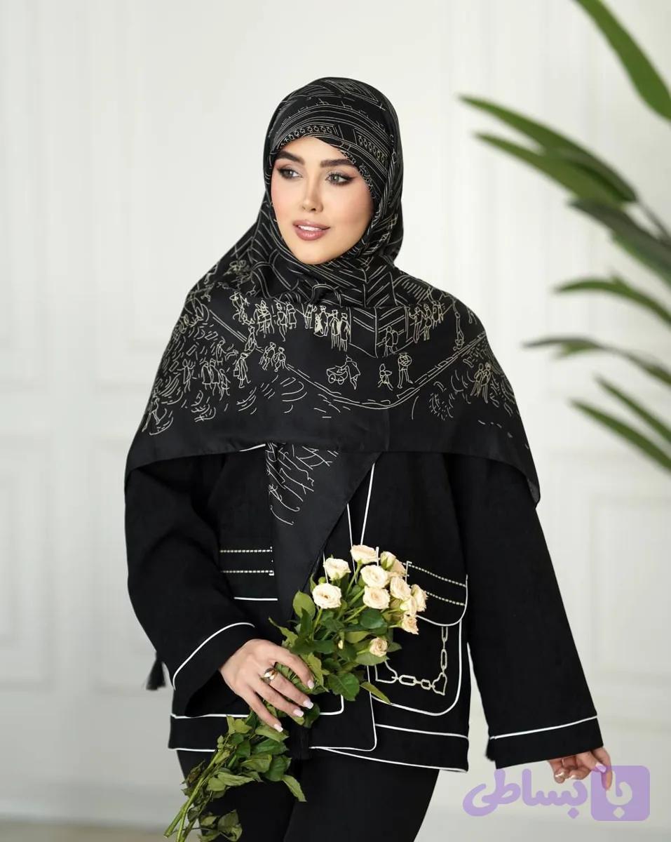 روسری طرح دار - شال الوین