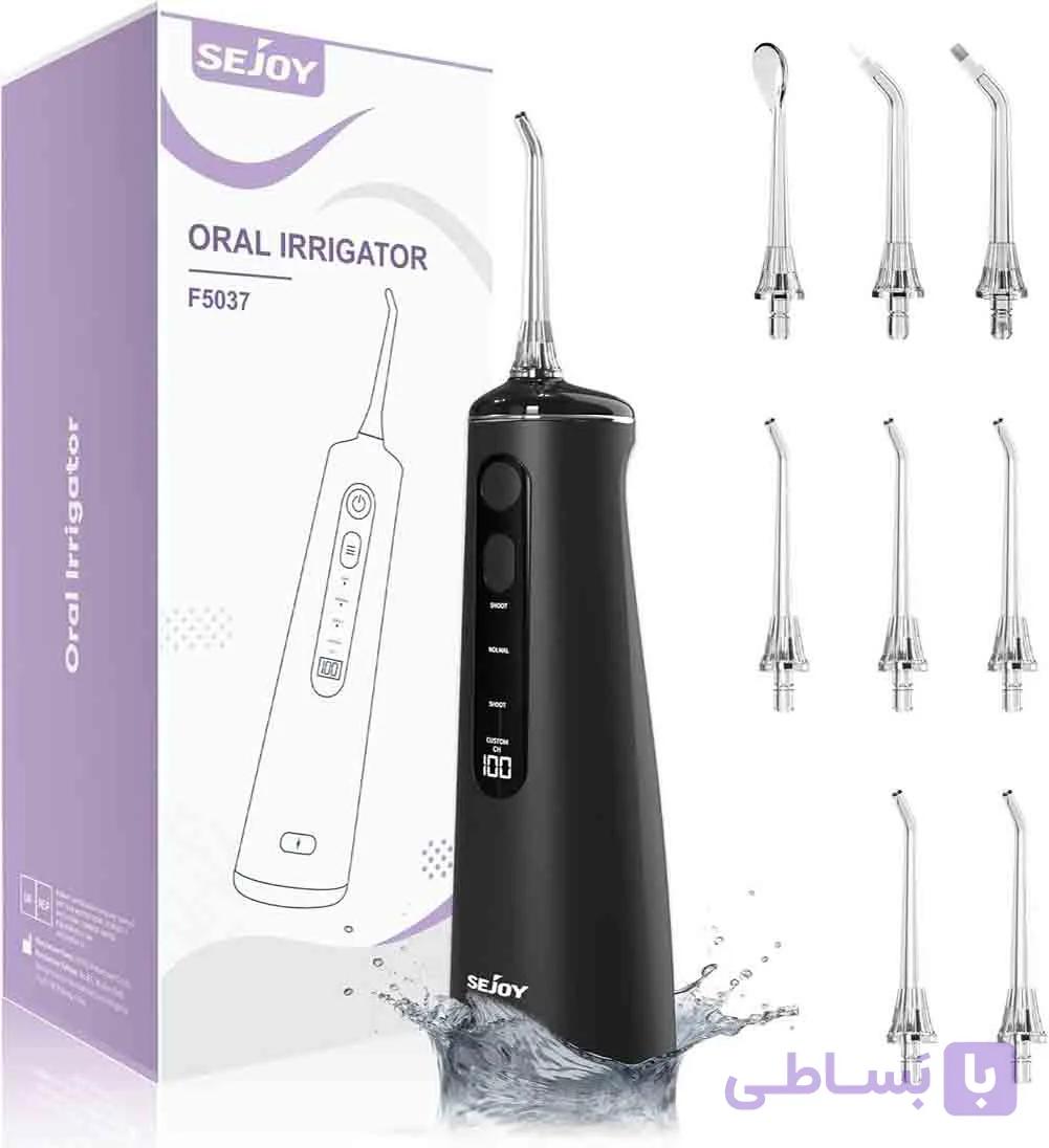 واترجت دندان Sejoy- Oral irrigator ضد آب IPX7 مدل f5037 — تصویر 1