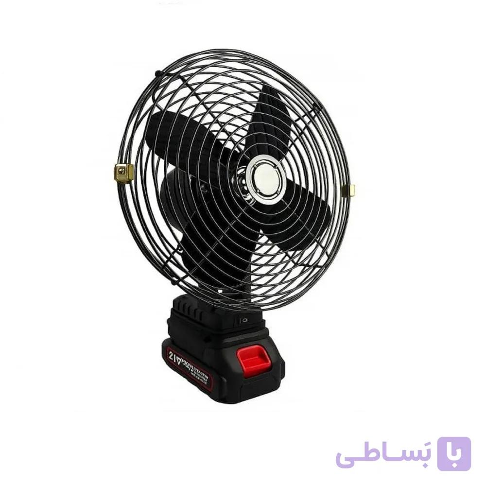 پنکه شارژی رومیزی مدل  HS-I8088 دو باطری (عمده/تک) — تصویر 1