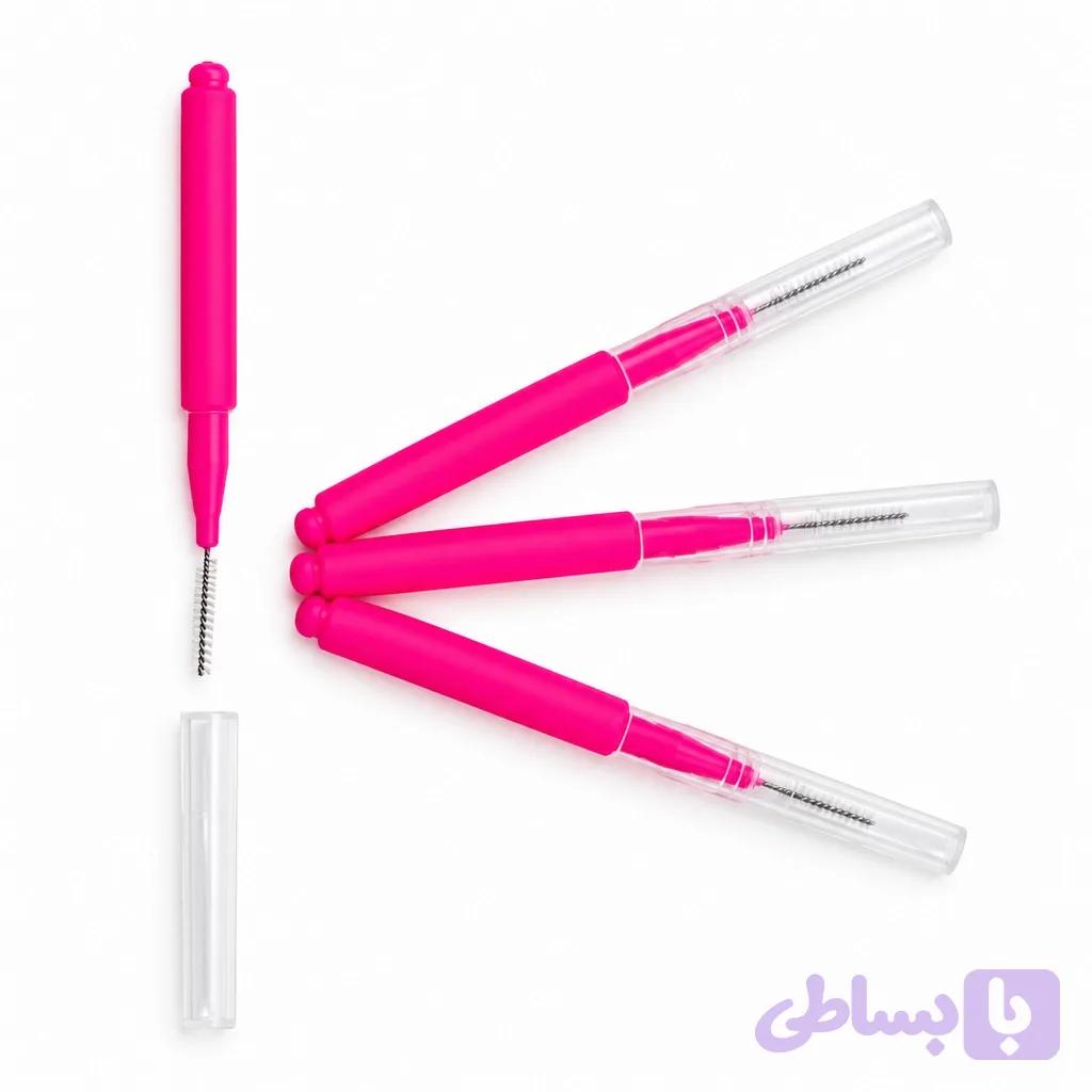 براش ارتودنسی لیفت مژه و ابرو فلای لش بسته ۵۰ عددی — تصویر 1
