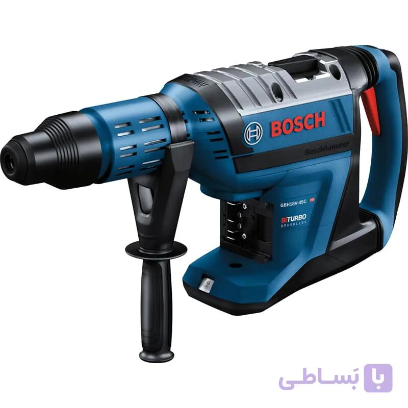 دریل بتن کن چکشی شارژی بوش مدل GBH 18V-45C با ولتاژ ۱۸ ولت