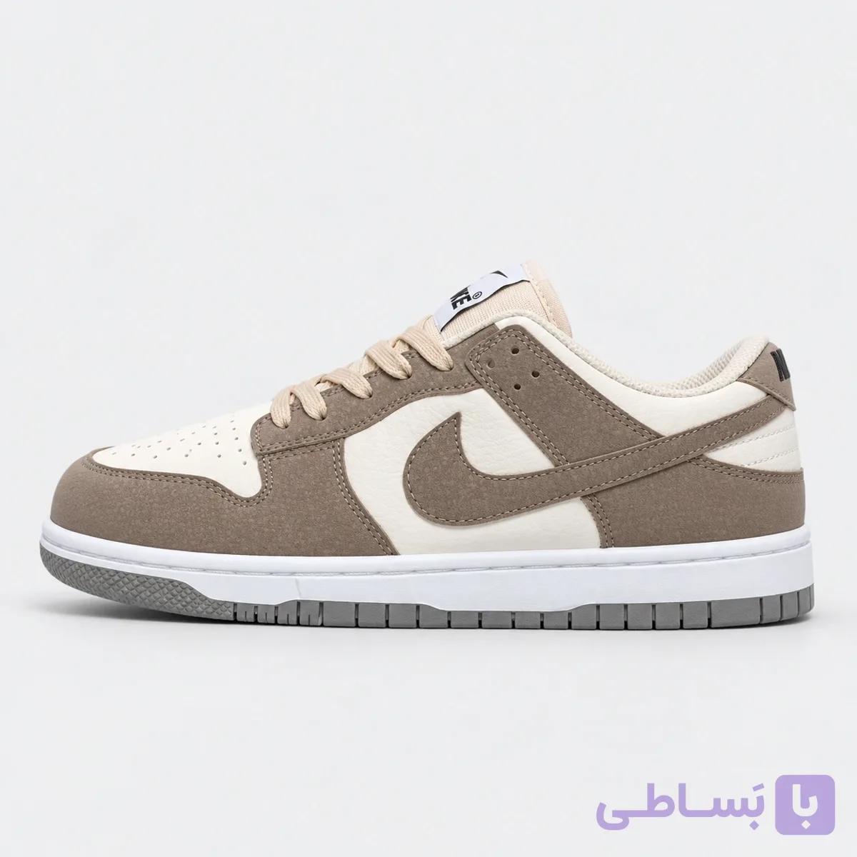 کتونی نایک دانک لو Bone Beige کرم سفید — تصویر 1
