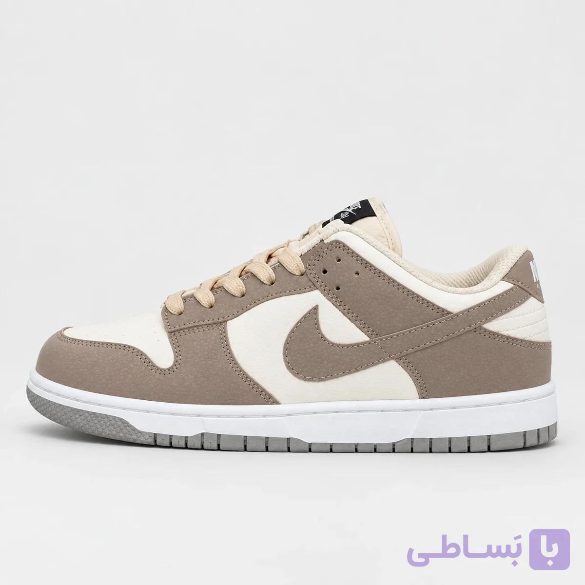 کتونی نایک SB Dunk Low Pro کرم طوسی — تصویر 1