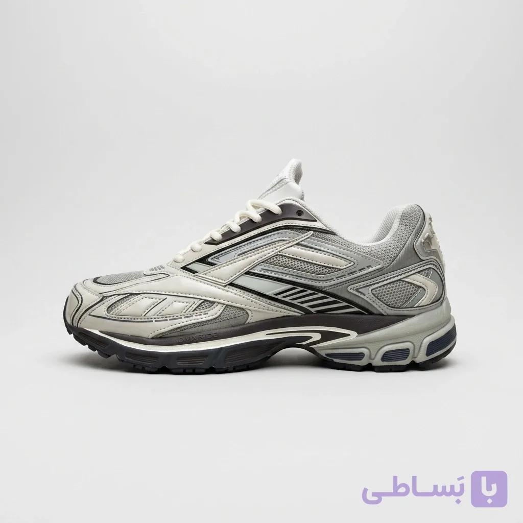 کتونی ریبوک Premier Ultra طوسی سفید — تصویر 1