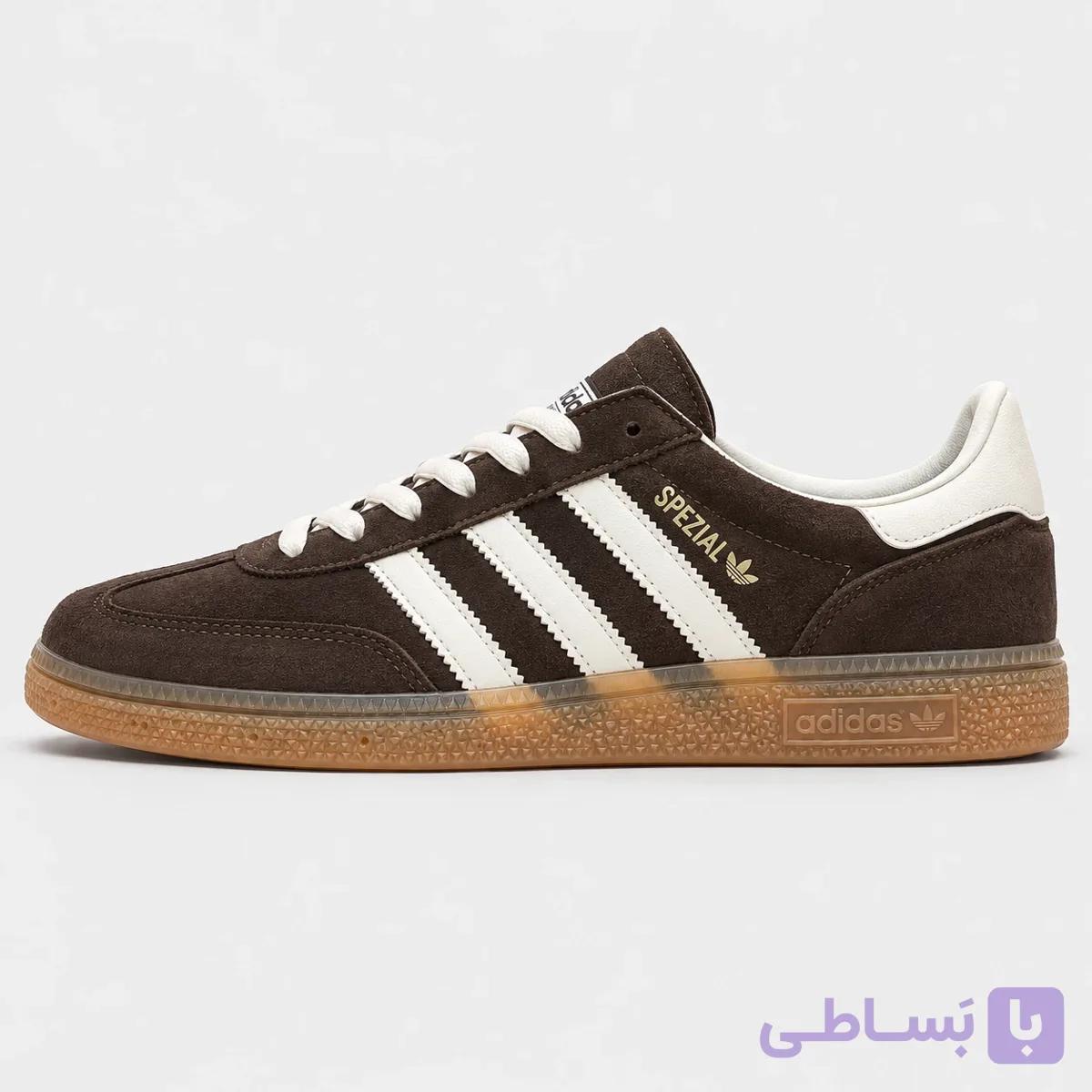 کتونی آدیداس Handball Spezial قهوه ای زیره عسلی — تصویر 1