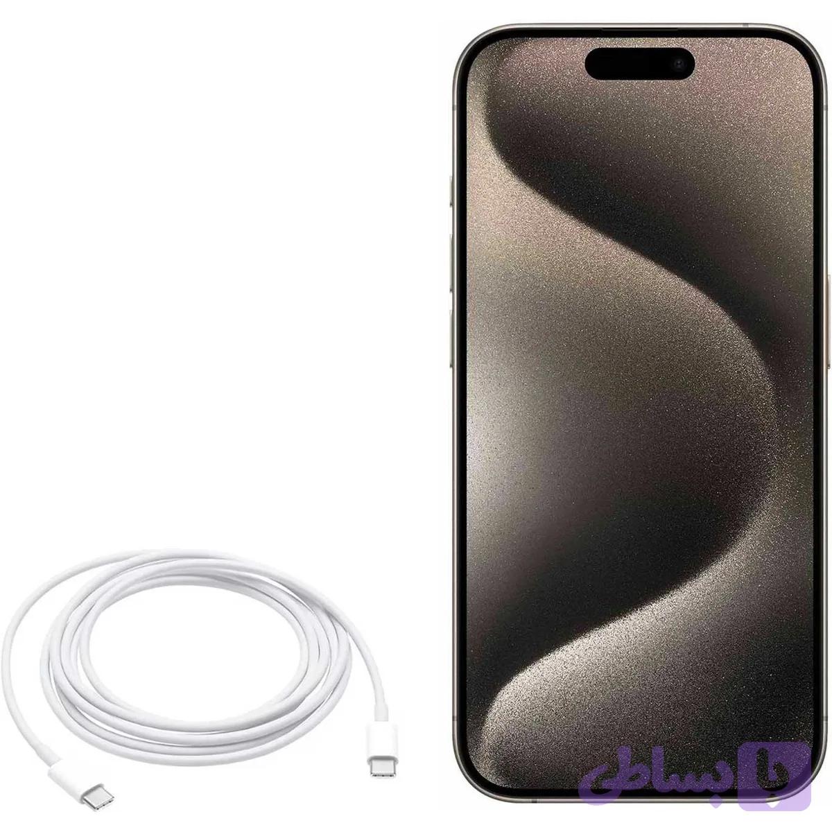 کابل شارژر اورجینال آیفون دو سر تایپ C — تصویر 1