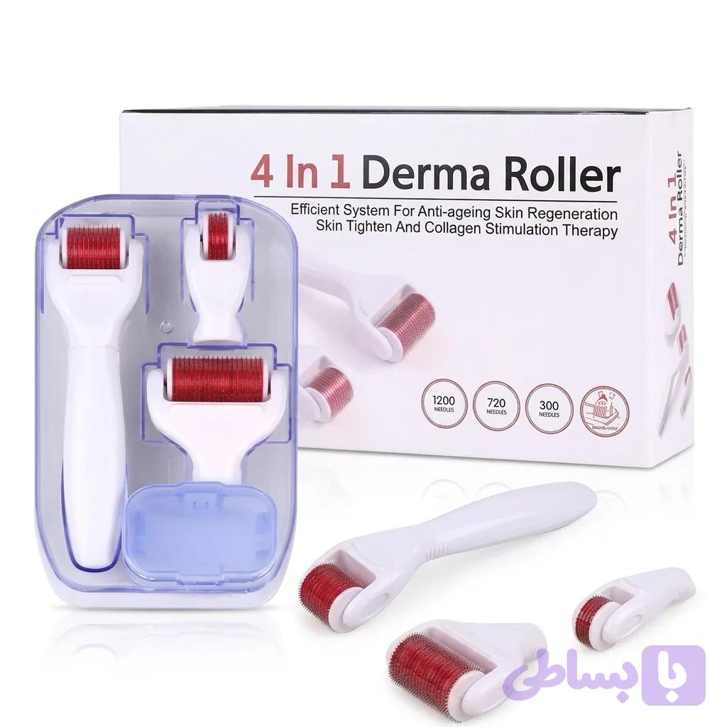 درمارولر با 3 سری قابل تعویض(Derma roller) — تصویر 1