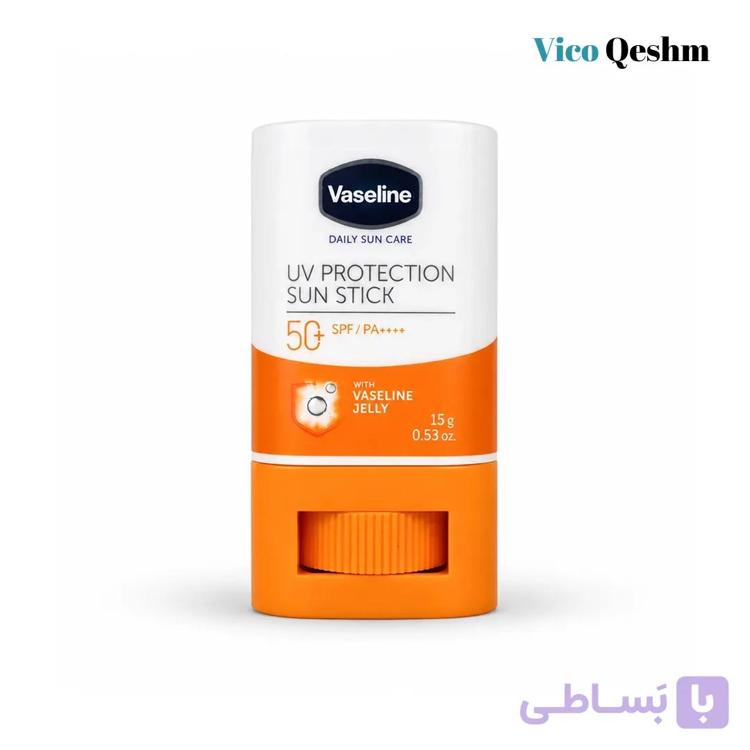 ضد آفتاب وازلین استیکی دارای SPF50 مناسب انواع پوست حجم 15 گرم — تصویر 1