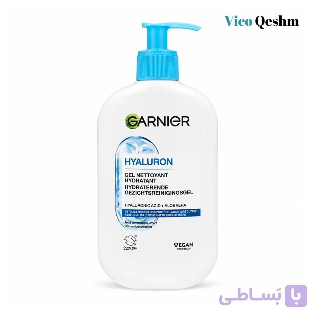 ژل شست و شوی صورت گارنیر مدل Hyaluron آبرسان حجم 250 میل — تصویر 1
