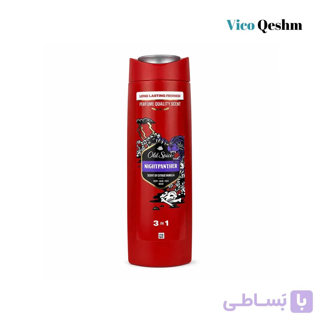شامپو سر و بدن نایتپنتر اولد اسپایس ۴۰۰ میلی لیتر — تصویر 1