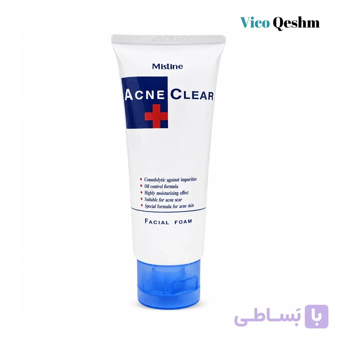 فوم شستشوی صورت و ضد آکنه میستین ACNE CLEAR — تصویر 1