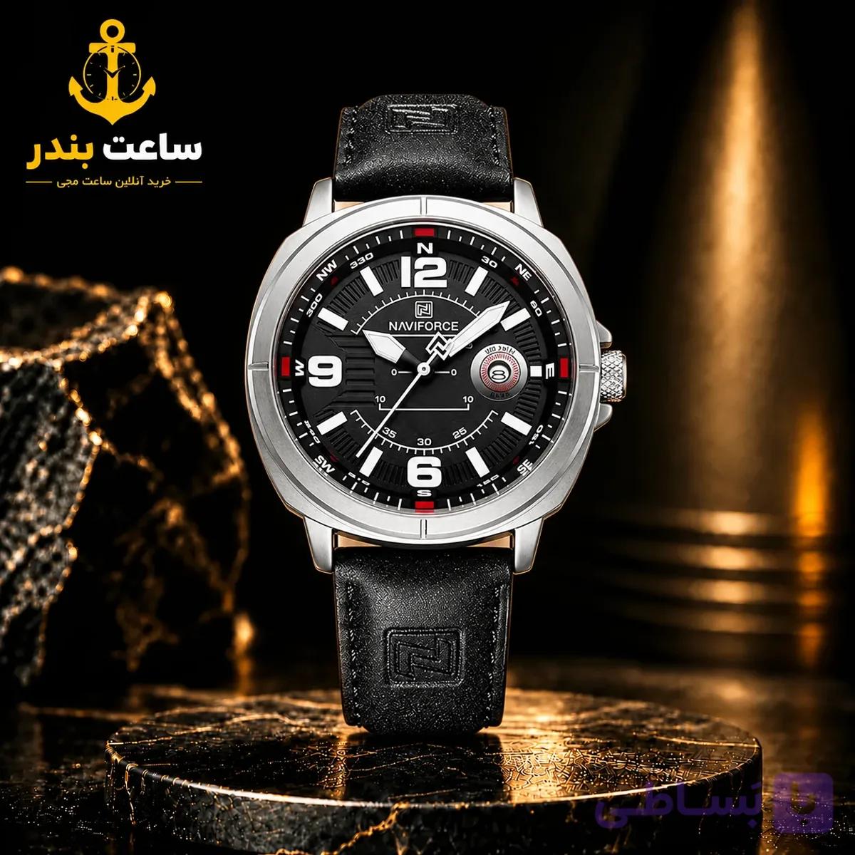 ساعت مچی مردانه اورجینال نیوی فورسNaviforce NF8078 SWB — تصویر 1