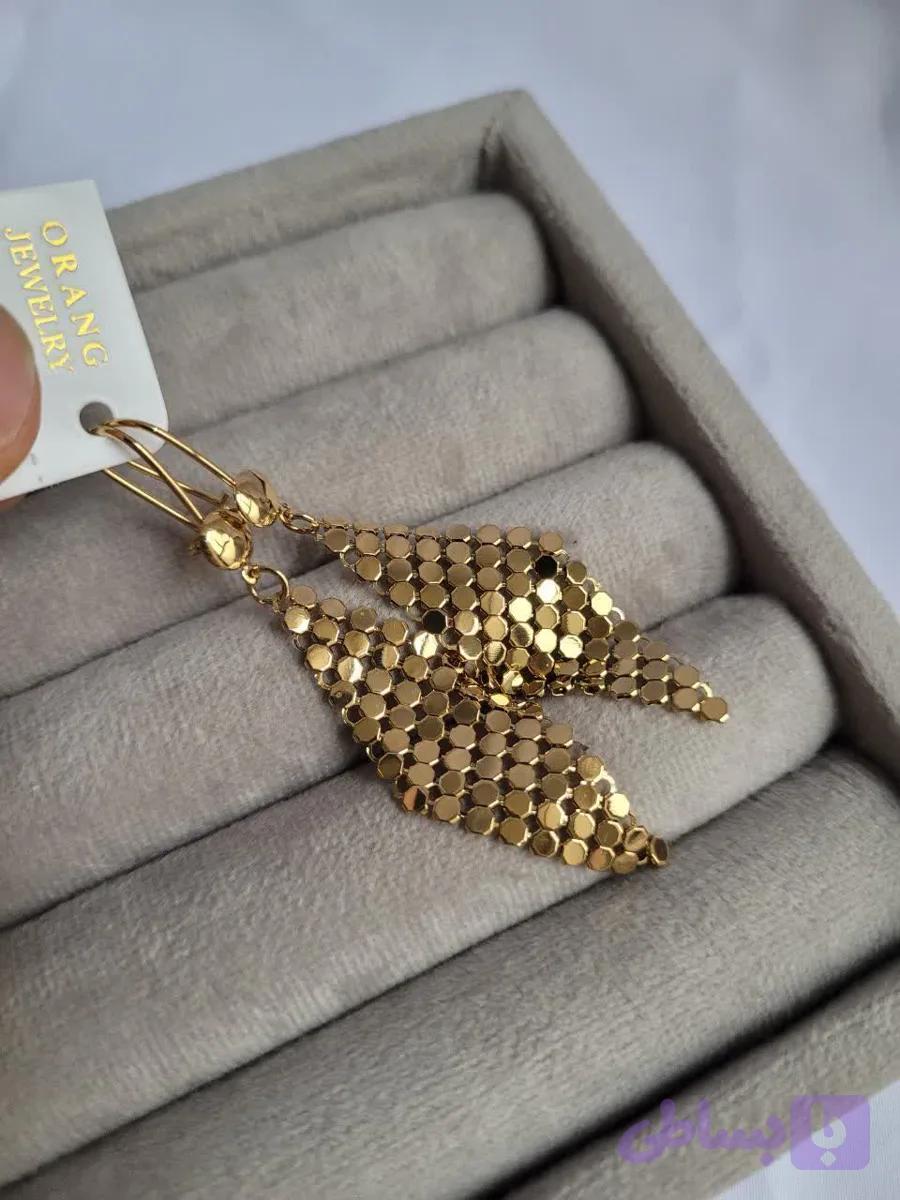 گوشواره لَخت پولکی