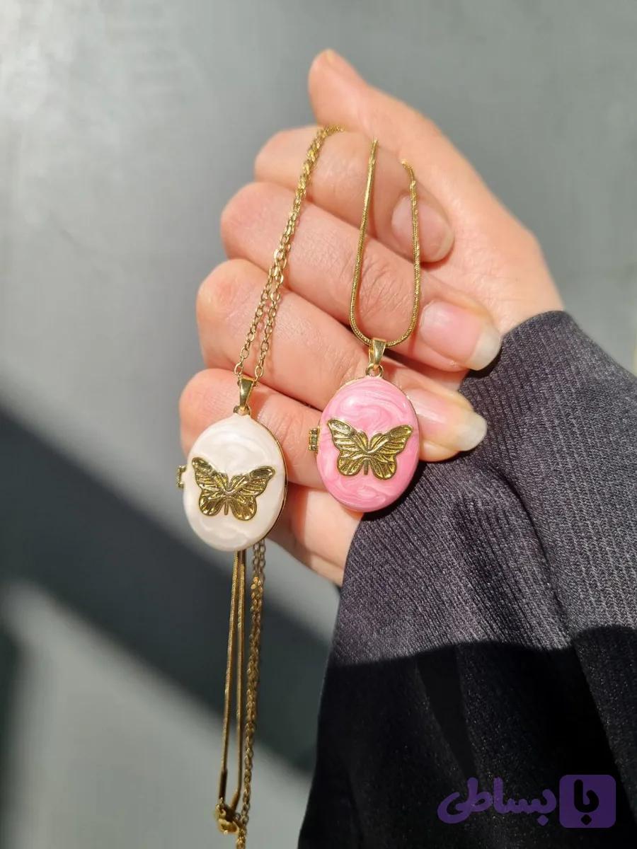 گردنبند لاکت میناکاری