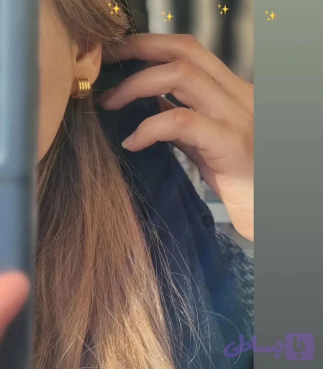 گوشواره استیل حلقه ای